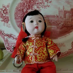 Antique Ceramic Doll-